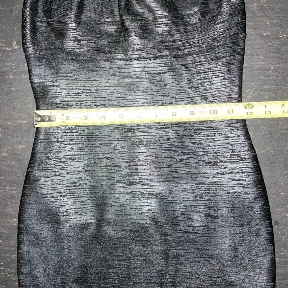 [Gstudio] Black Leather effects Cutout Sexy Bandage Body-con Mini Corset Dress - Picture 13 of 16